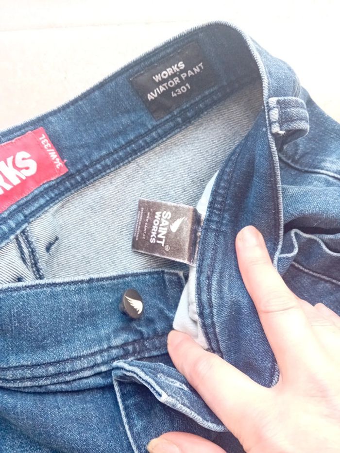 Jeans Homme, taille 34W/33L.Works - photo numéro 6
