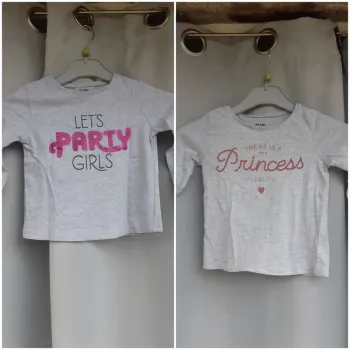 Lot tee-shirt manches longues