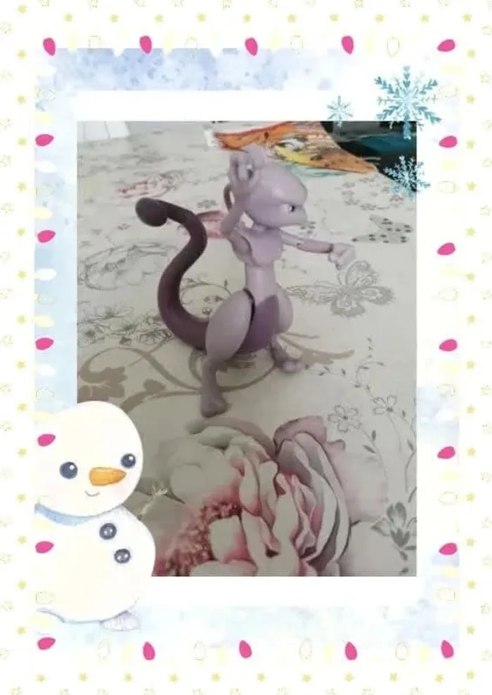 Figurine mewtwo pokemon articulé - photo numéro 5