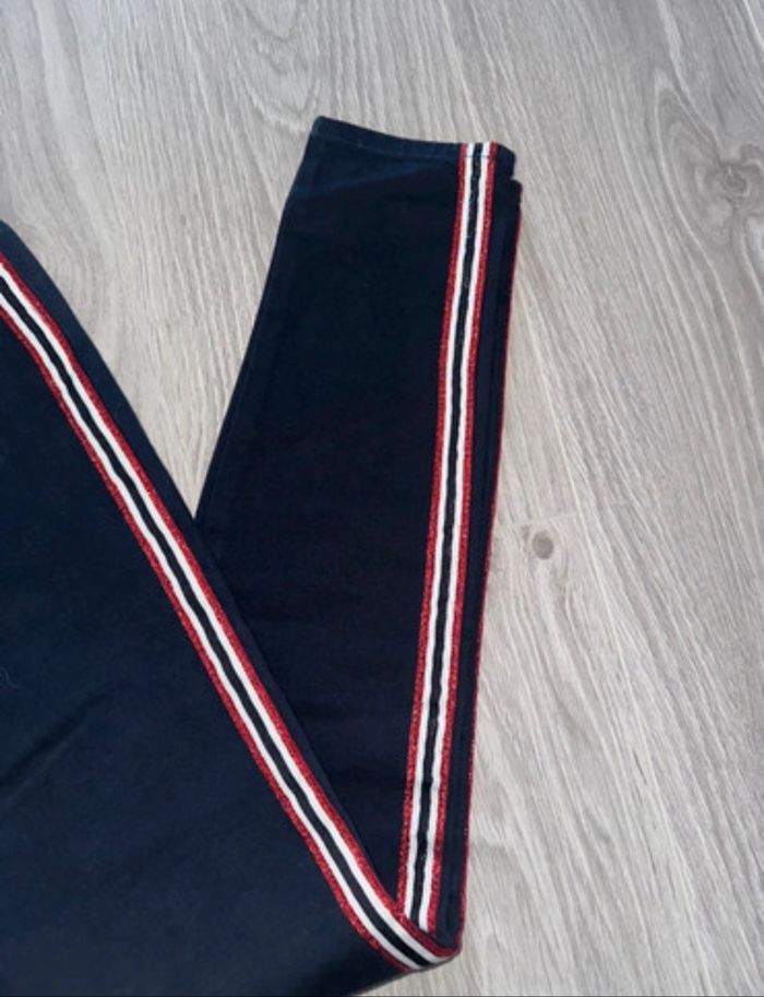 Pantalon/jeans marine Zara Taille XS - photo numéro 3