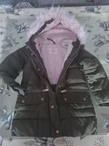 Manteau chaud kaki