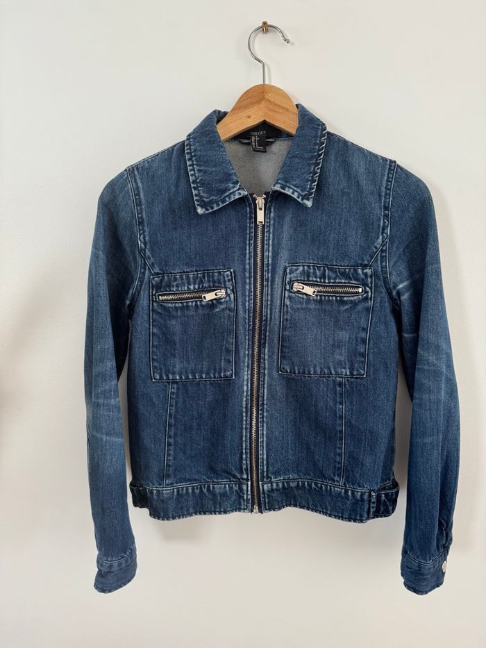 Veste en jeans forever21 femme 36 - photo numéro 1
