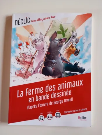 La ferme des animaux en bande dessinée