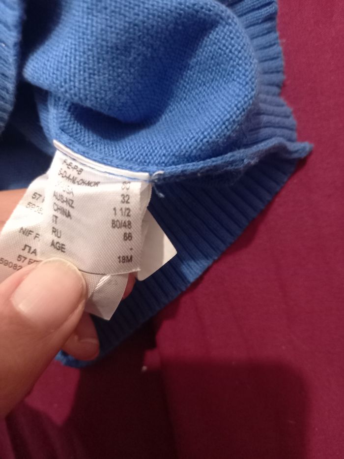 Pull bleu - photo numéro 4