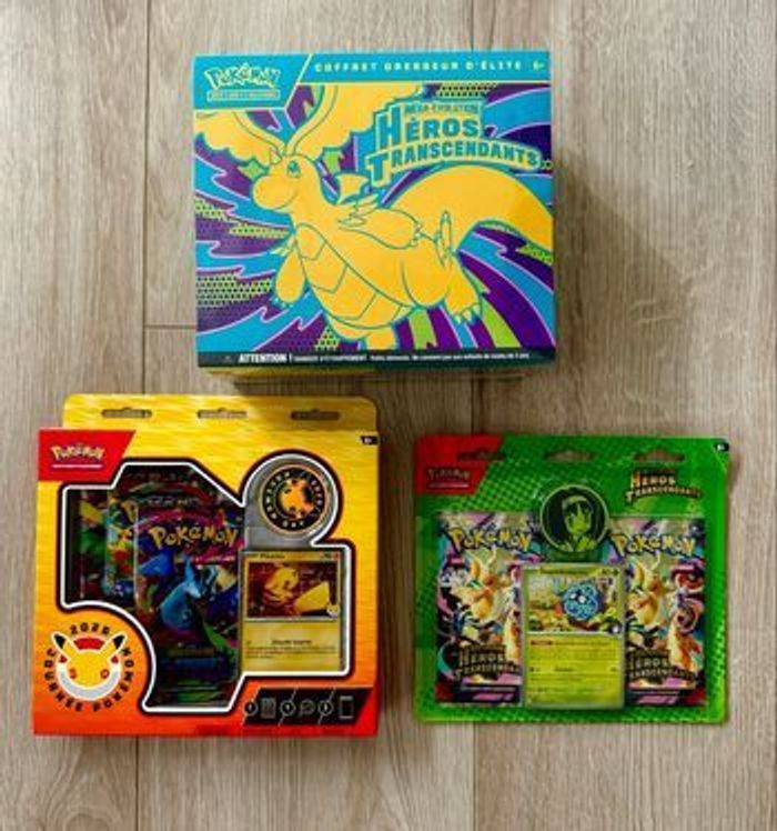 Lot 3 coffrets Pokémon 2026