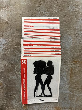 Lot de revues médecine thérapeutique