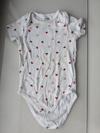❤️ Body bébé fille KIABI – Taille 24 mois – Coton bio