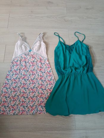 Lot de 2 nuisettes Rouge gorge taille S/36