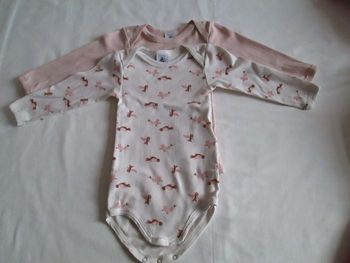 Lot 2 bodies Petit Bateau