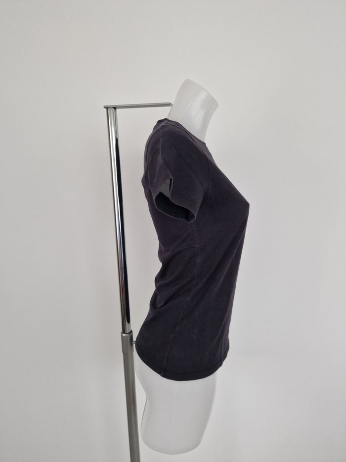 Haut noir avec motifs fleurs, feuilles Camps United - photo numéro 6