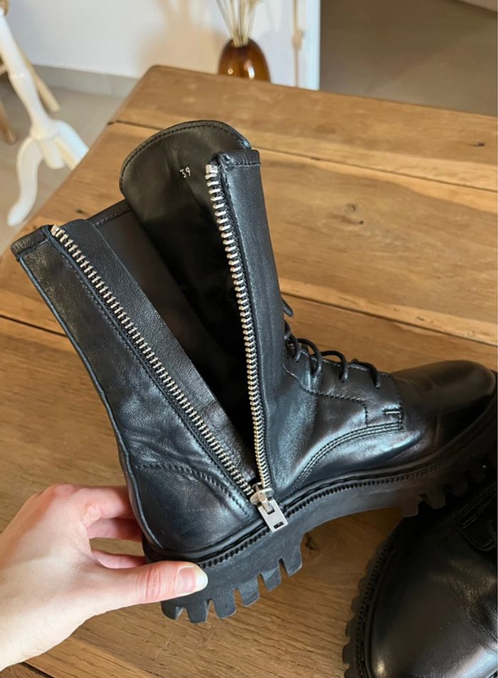 Boots noires en cuir Iro - photo numéro 8