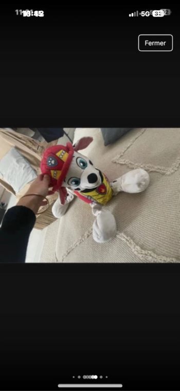 Peluche pat patrouille
