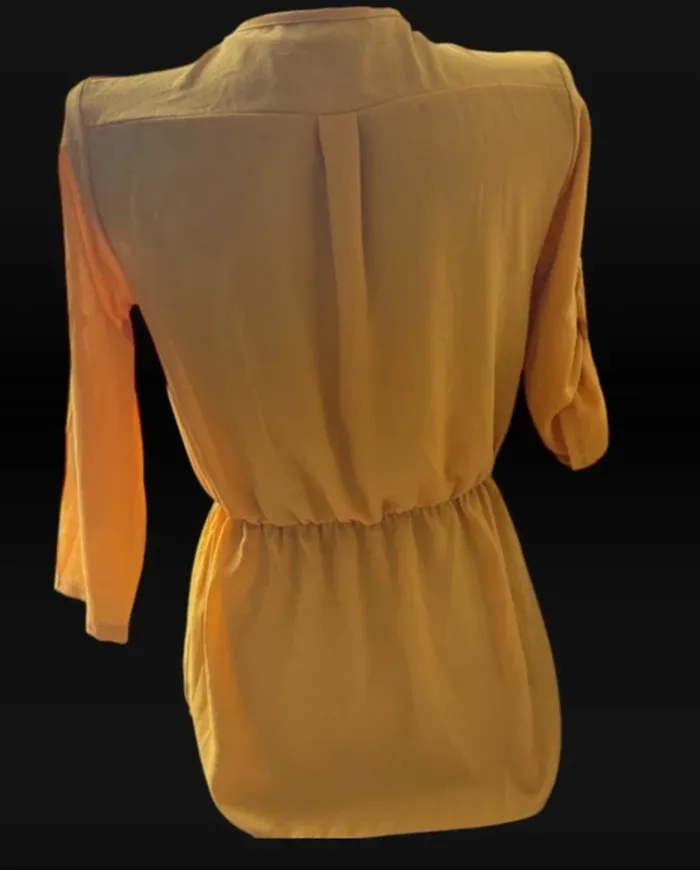 Blouse légère jaune taille 38 - photo numéro 2