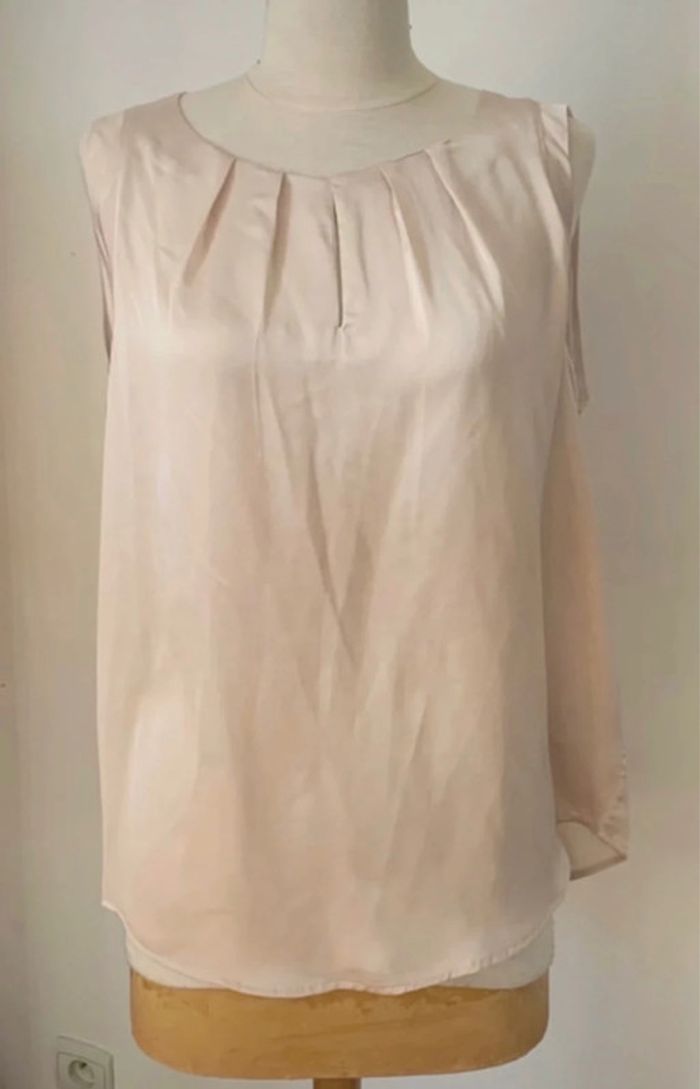 Top satin Camaïeu taille 42/44 - photo numéro 2