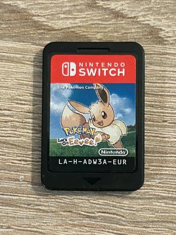 Pokémon let’s go evoli jeu Nintendo switch