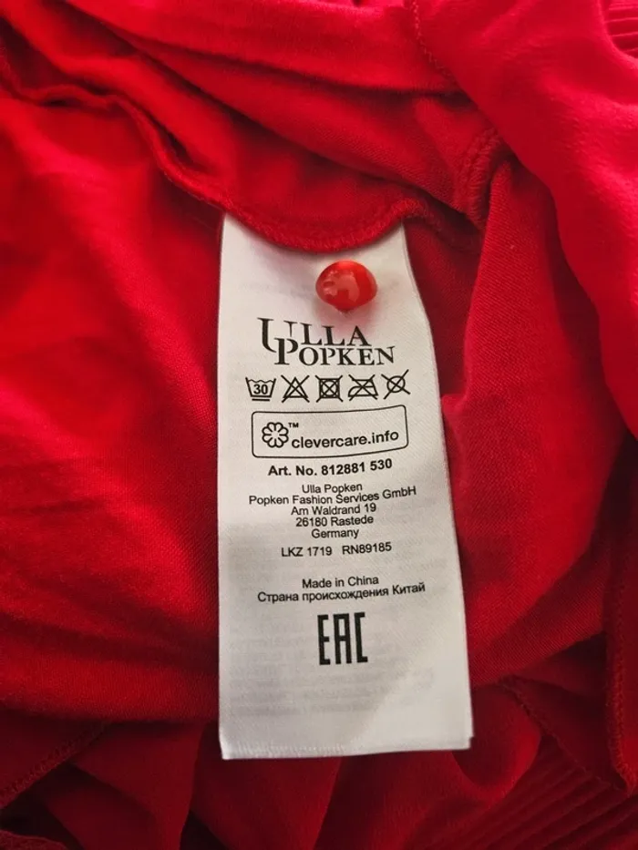 Robe longue Rouge Foncé Taille 52/54 Ulla popken - photo numéro 5
