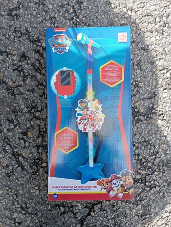 Microphone avec trépied Pat patrouille/ Paw patrol neuf