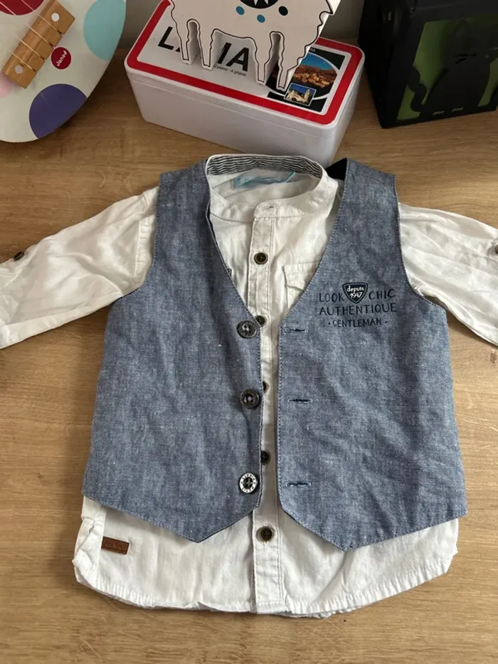 Chemise et gilet