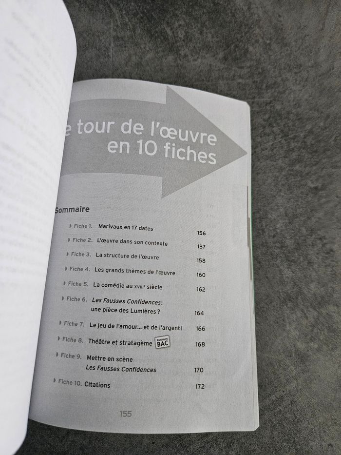 Livre scolaire "Les fausses confidences" de Marivaux - Edition BAC - photo numéro 7