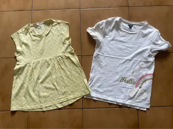 Lot t shirts fille 10 ans