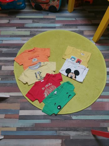 Lot t-shirts 12mois