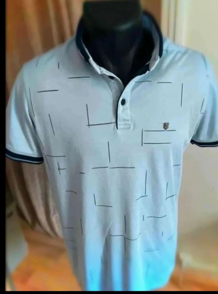polo bleu clair - photo numéro 2