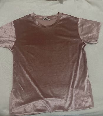 T-shirt léger velours 