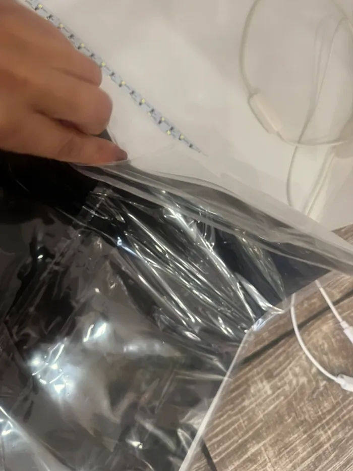 Box pour photo prise de vu avec éclairage led intégré avec fond noir et fond blanc - photo numéro 9