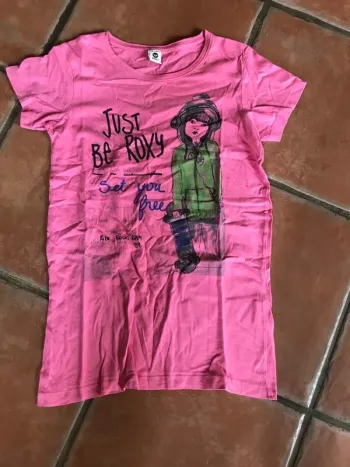 Tee Shirt rose Roxy 14 ans