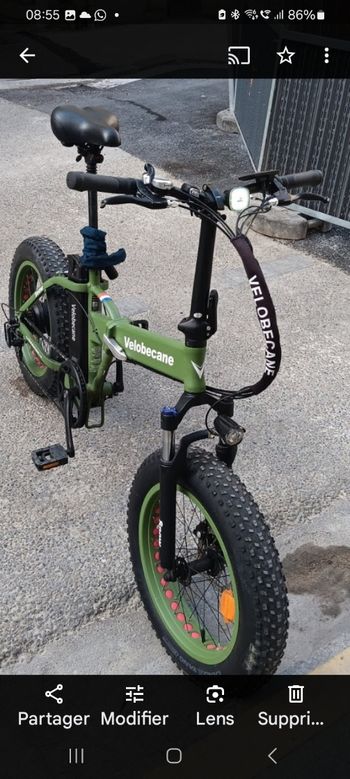 Vélo snow à vendre un très jolie vélo tout terrain 🎯