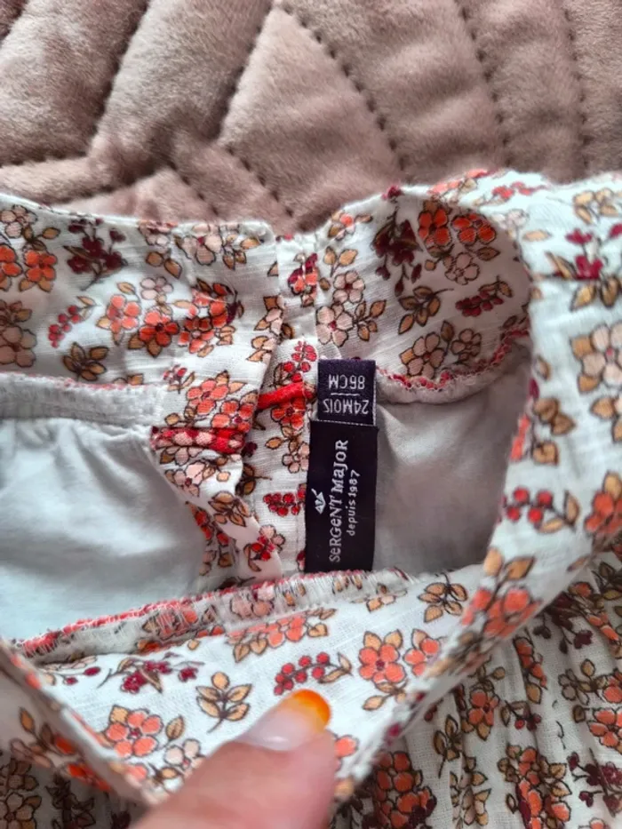 Robe sergent major 24 mois avec culotte - photo numéro 3
