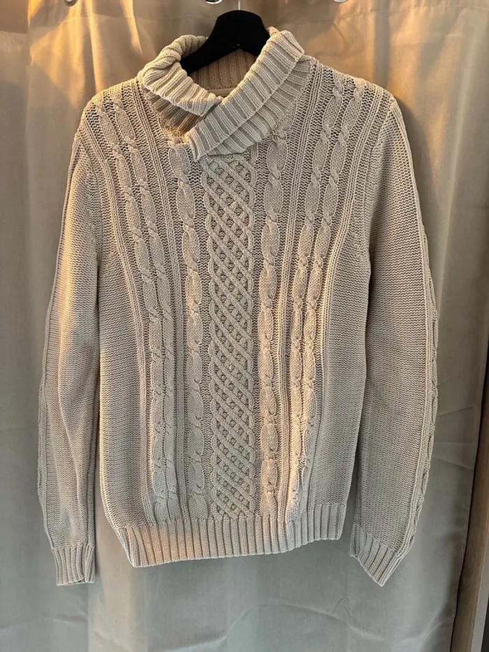 Pull en maille avec col Jules