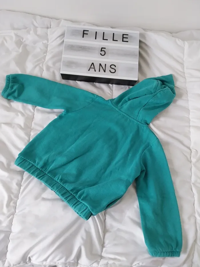 Veste / Gilet zippée fille 5 ans - photo numéro 2