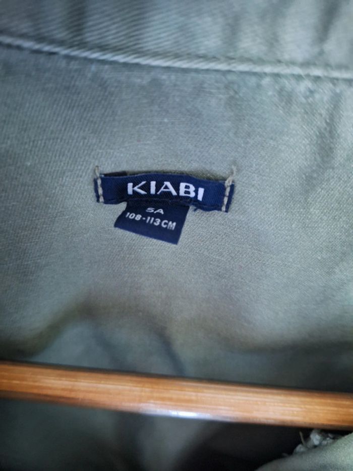 Robe verte kaki Kiabi 5 ans - photo numéro 2