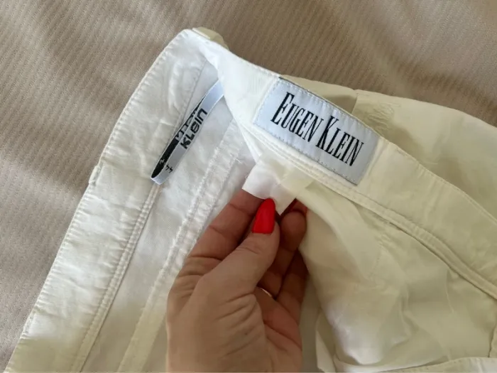Pantalon eugen Klein blanc taille 46 - photo numéro 3