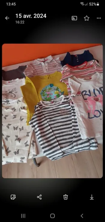 Lot tee-shirts et polo