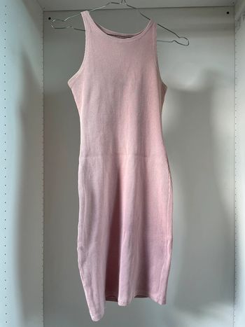 Robe moulante rose