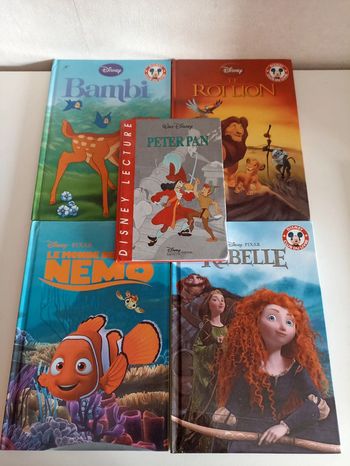 Lot 5 livres Disney