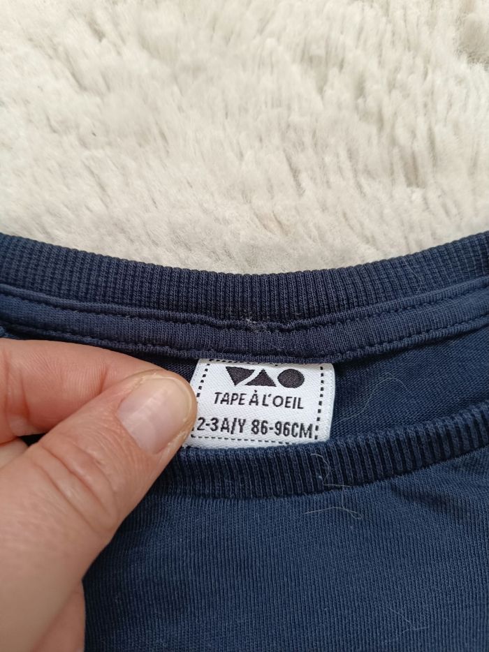 Tee shirt 2-3 ans tape a l'oeil - photo numéro 2