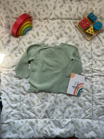 gilet léger vert menthe 12 mois nopppies baby