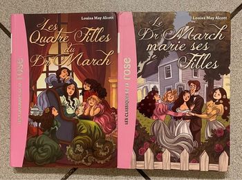 Lot 2 livres enfants bibliothèque rose Le docteur march