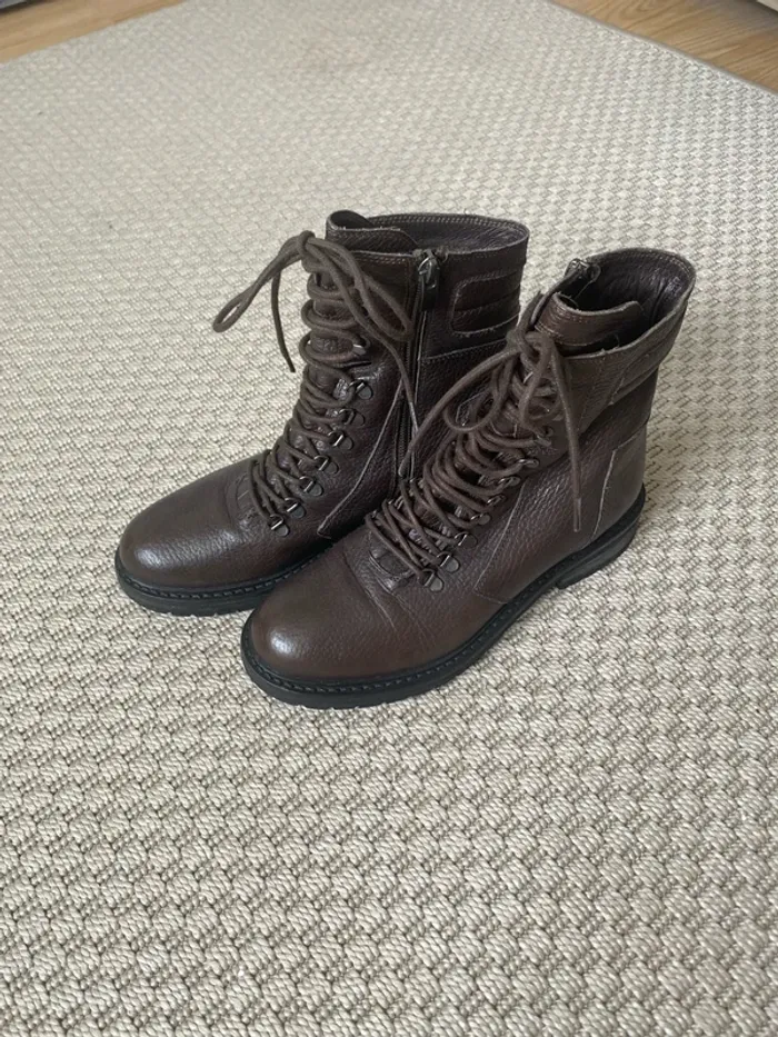 Bottines à lacets - photo numéro 4