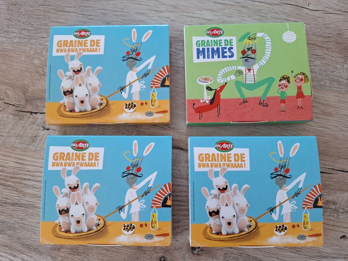 Jeu memory Lapins Crétins ou mimes de Pizza del arte - photo numéro 2