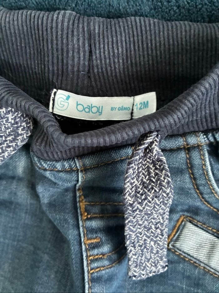 Lot 2 pantalons taille 12 mois - photo numéro 5