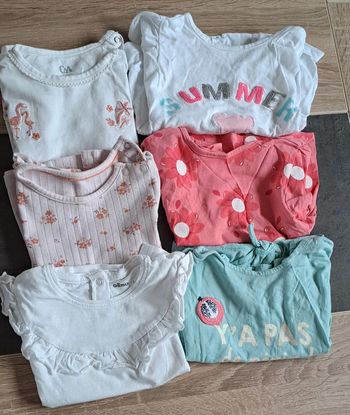 Lot de 6 T-Shirts fille