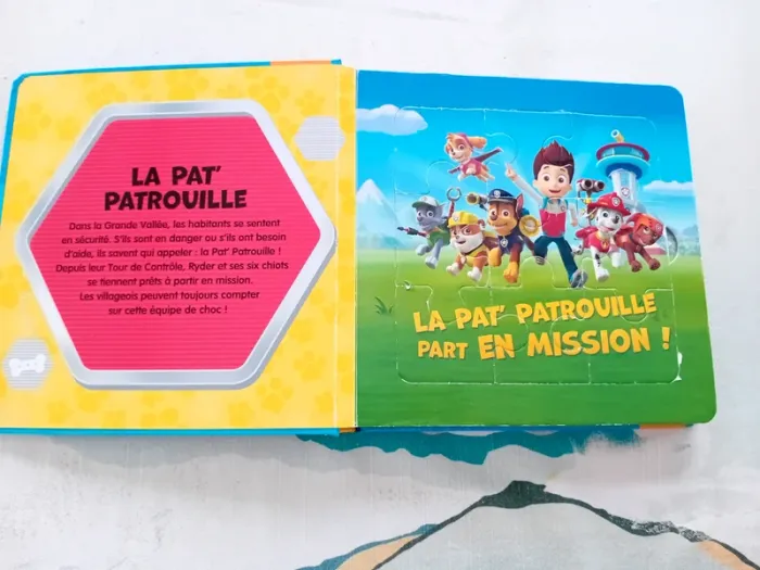 Petit livre puzzle pat patrouille - photo numéro 2