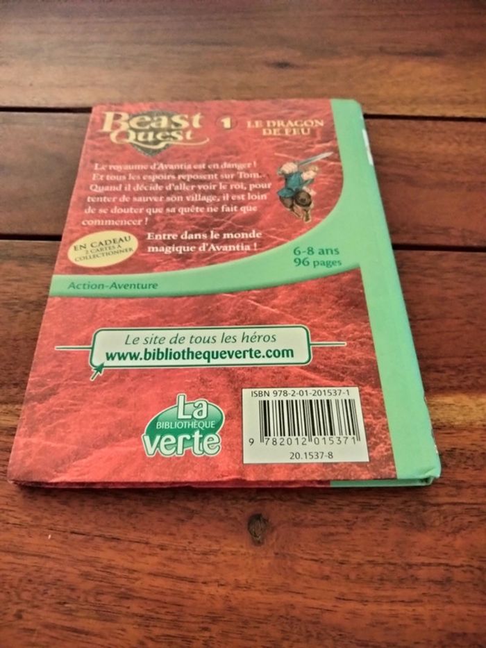 Livre beast quest le dragon de feu 1 - photo numéro 2