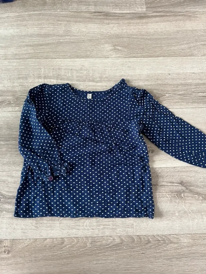 Blouse à cœurs