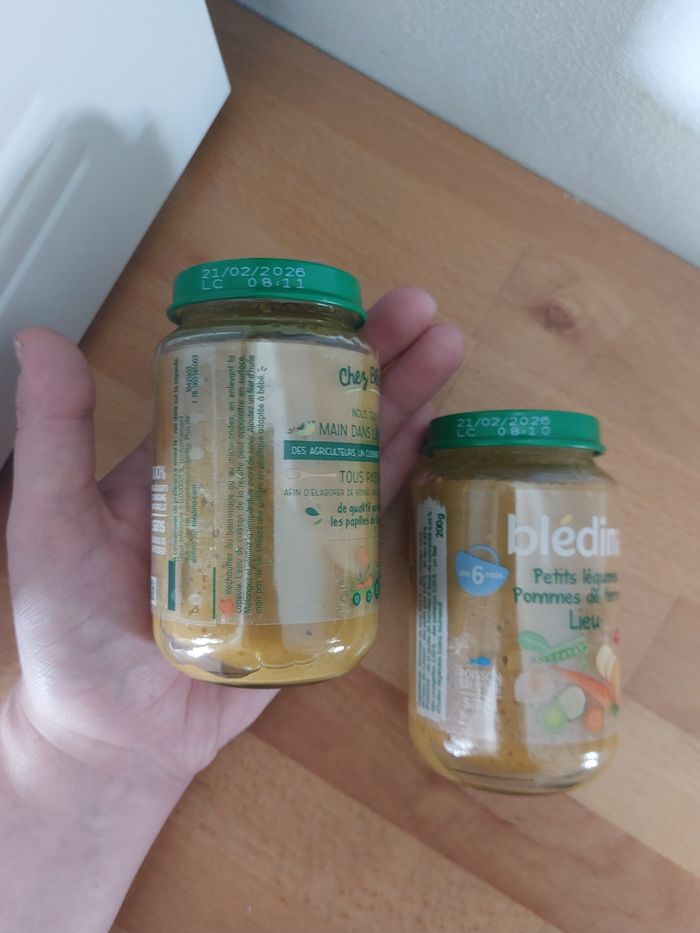 Lot de 2pots, Petits légumes Pomme de terre Lieu, Blédina, 200g - photo numéro 2
