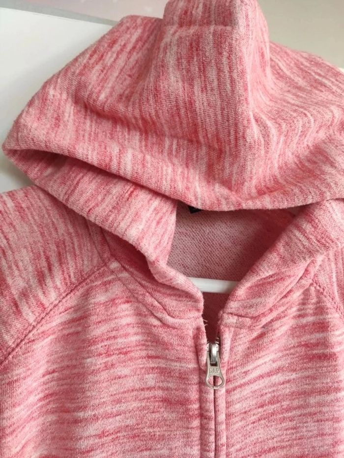 GAP Gilet garçon rose chiné 10/12 ans - photo numéro 2